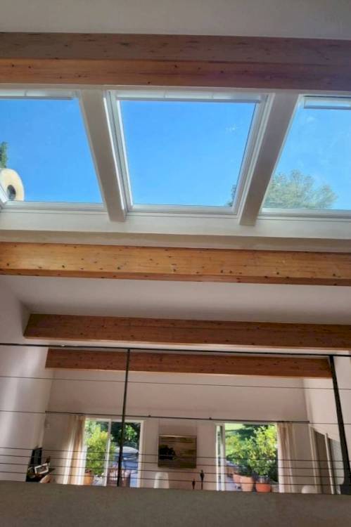 Installation de trois fenêtres de toit