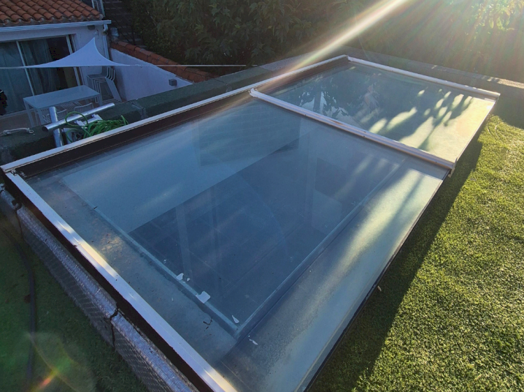 Installation de lanterneaux modulaires